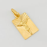 Christ Pendant 2.9g / 1 in Yellow Gold 18K