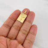 Christ Pendant 2.9g / 1 in Yellow Gold 18K