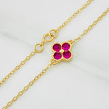 Cadena Aro Seguido Flor 4.65g / 20 in / 1.4mm Oro Amarillo 18K