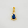 Dije Halo Gota 1.1g / 3/4 in Oro Amarillo 18K