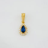 Dije Halo Gota 0.7g / 1/2 in Oro Amarillo 18K