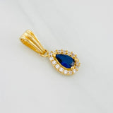 Dije Halo Gota 0.7g / 1/2 in Oro Amarillo 18K