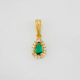 Dije Halo Gota 0.65g / 1/2 in Oro Amarillo 18K
