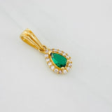 Dije Halo Gota 0.65g / 1/2 in Oro Amarillo 18K