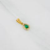 Dije Halo Gota 0.65g / 1/2 in Oro Amarillo 18K