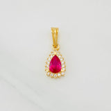 Dije Halo Gota 1.05g / 3/4 in Oro Amarillo 18K