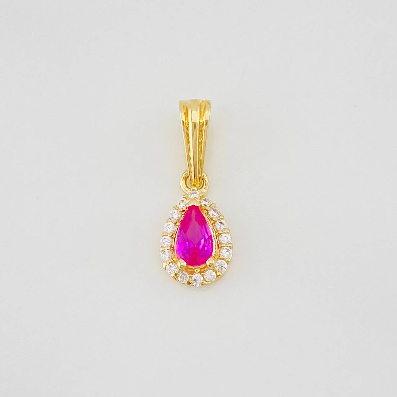 Dije Halo Gota 0.7g / 1/2 in Oro Amarillo 18K