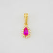 Dije Halo Gota 0.7g / 1/2 in Oro Amarillo 18K