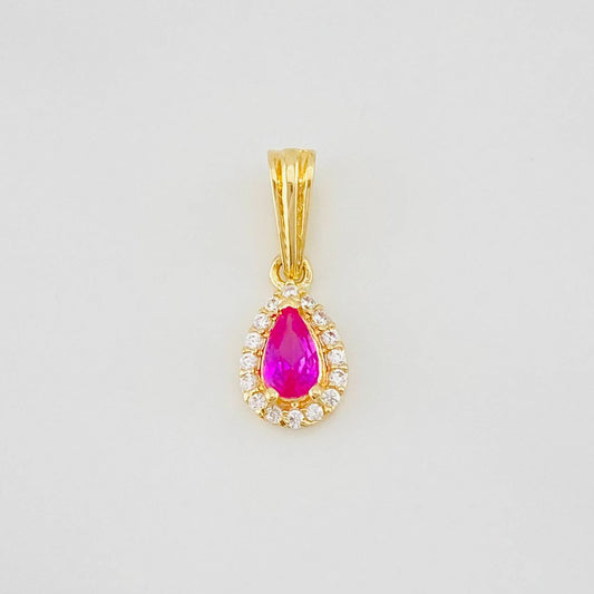 Dije Halo Gota 0.7g / 1/2 in Oro Amarillo 18K