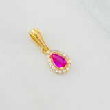 Dije Halo Gota 0.7g / 1/2 in Oro Amarillo 18K