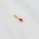Dije Halo Gota 0.7g / 1/2 in Oro Amarillo 18K