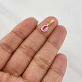 Dije Halo Gota 0.7g / 1/2 in Oro Amarillo 18K