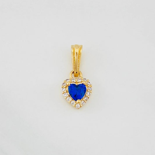 Dije Halo Corazón 0.85g / 1/2 in Oro Amarillo 18K