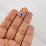 Dije Halo Corazón 0.85g / 1/2 in Oro Amarillo 18K