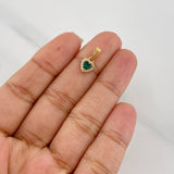 Dije Halo Corazón 0.85g / 1/2 in Oro Amarillo 18K