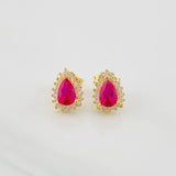Topos Halo Gota 2.15g / in / 9.92mm Oro Amarillo 18K