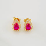 Topos Halo Gota 2.15g / in / 9.92mm Oro Amarillo 18K