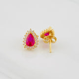 Topos Halo Gota 2.15g / in / 9.92mm Oro Amarillo 18K