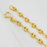 Bracelet Rectangular Plate 2g / 6 3/4 in / 3.7mm Yellow Gold 18K