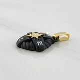 Pendant Compass 2.3g / 1 in Yellow Gold 18K