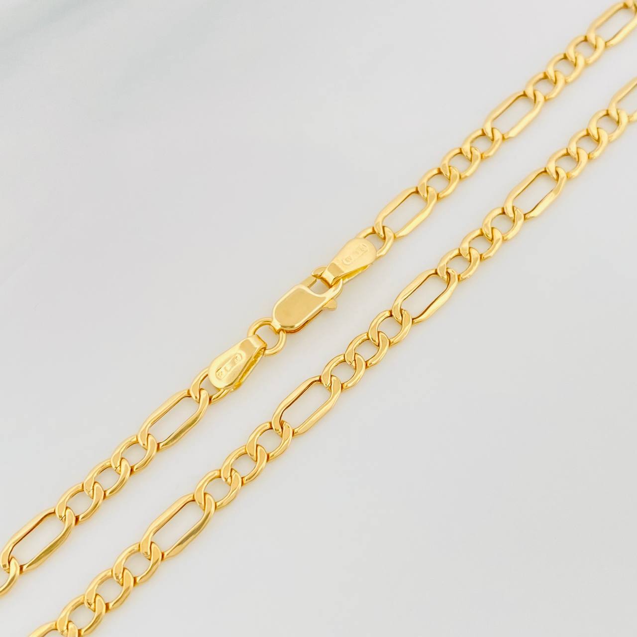 Figaro Chain 4.1g / 18 in / 3.58mm Yellow Gold 18K