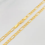 Figaro Chain 4.1g / 18 in / 3.58mm Yellow Gold 18K