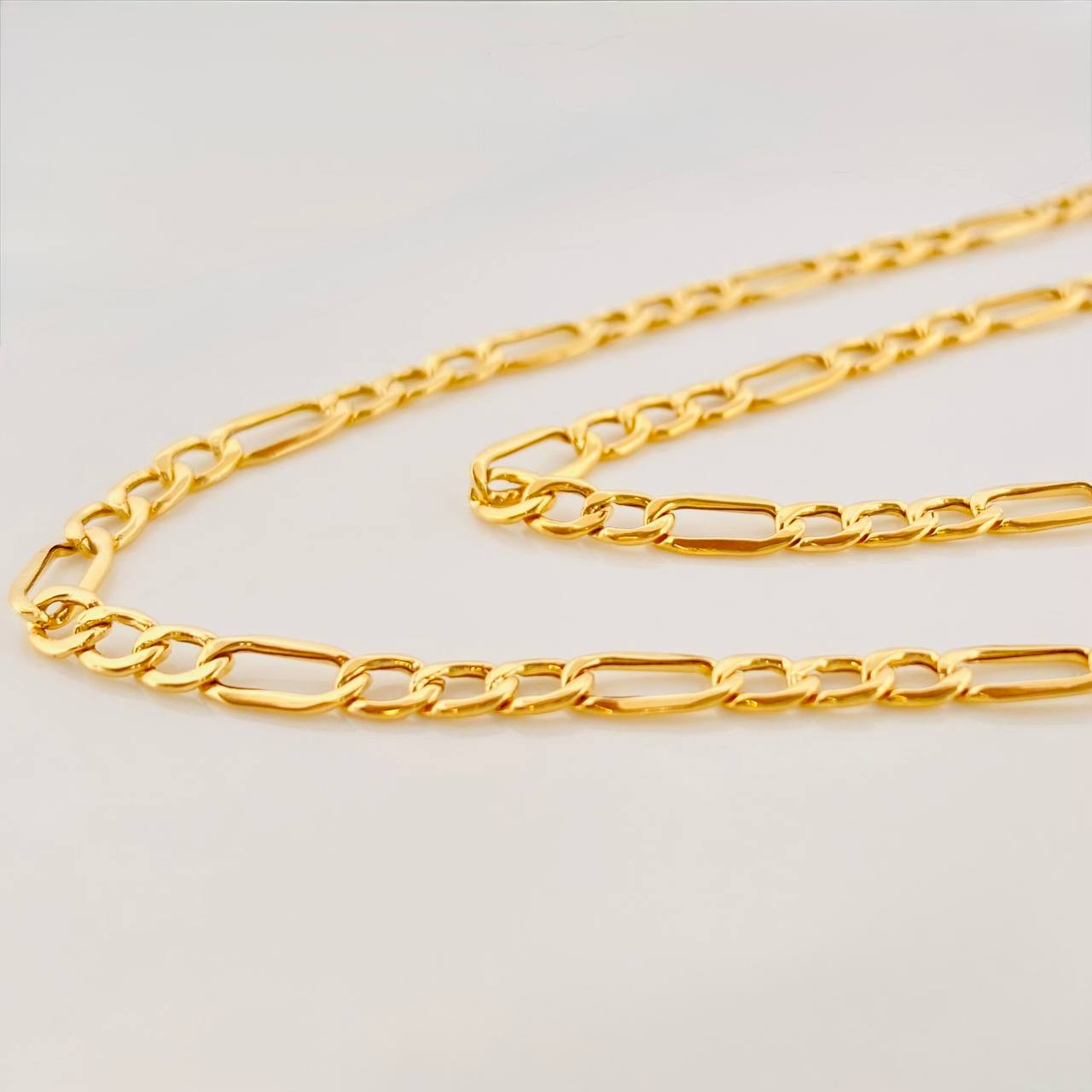 Figaro Chain 4.1g / 18 in / 3.58mm Yellow Gold 18K