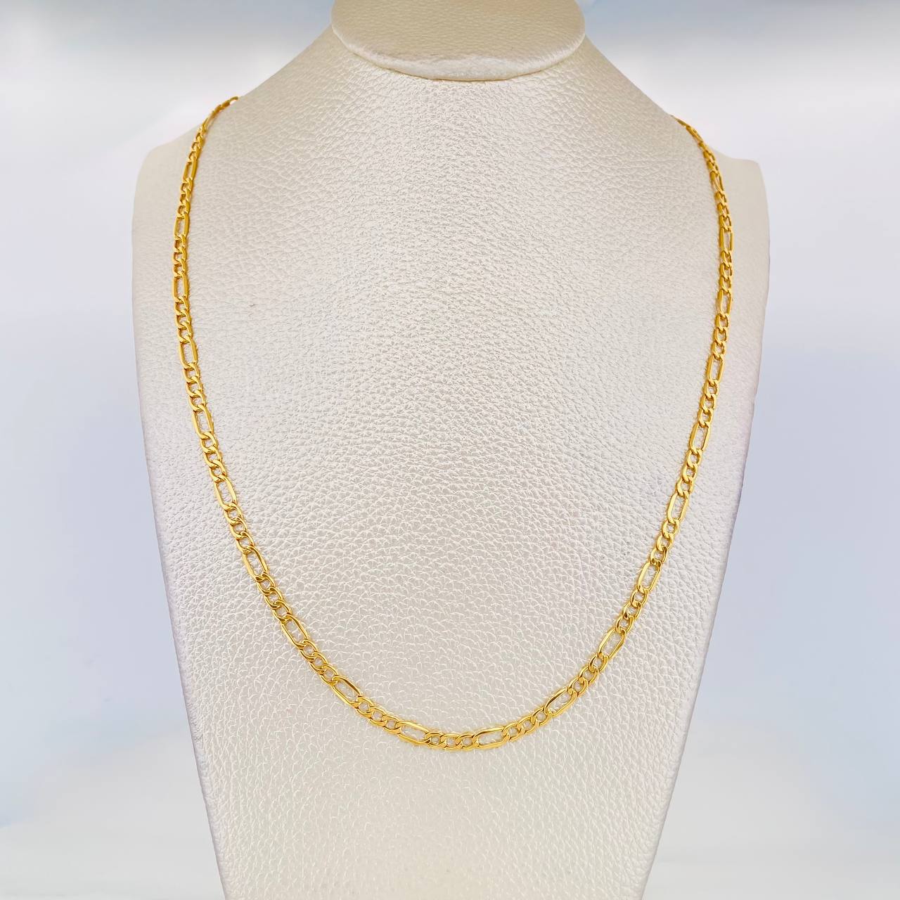 Figaro Chain 4.1g / 18 in / 3.58mm Yellow Gold 18K