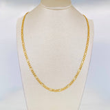 Figaro Chain 4.1g / 18 in / 3.58mm Yellow Gold 18K