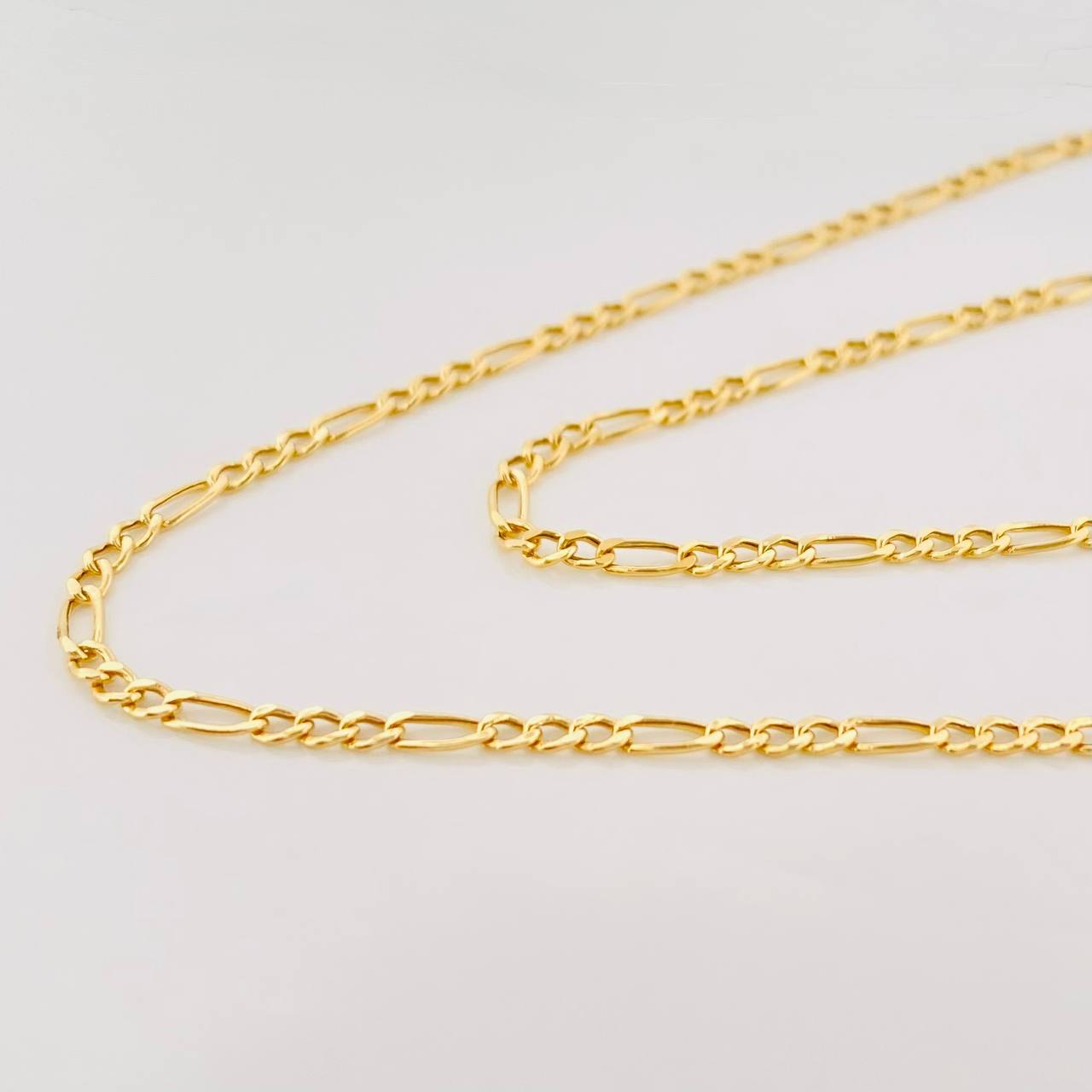 Figaro Chain 2.1g / 20 in / 1.93mm Yellow Gold 18K