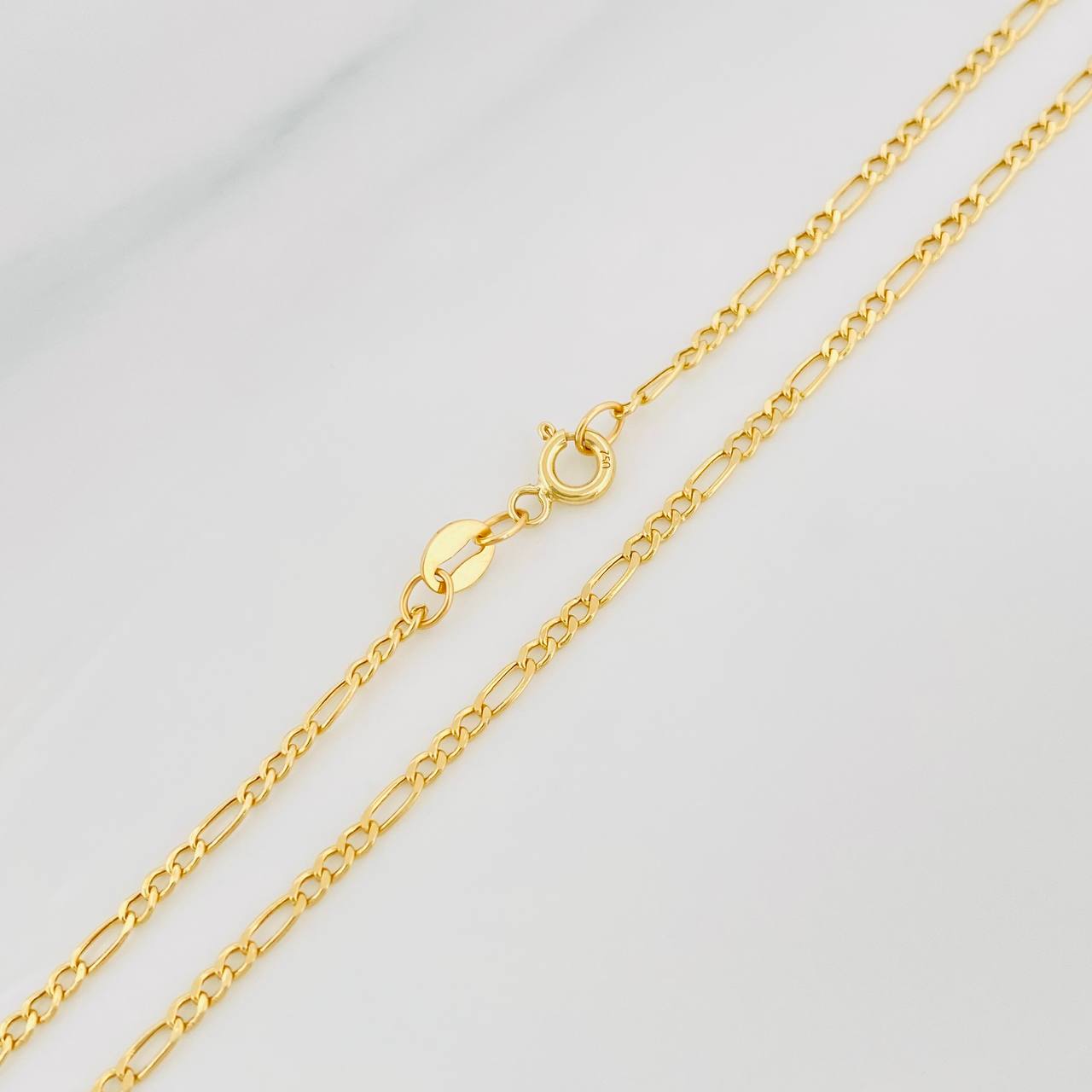Figaro Chain 2.1g / 20 in / 1.93mm Yellow Gold 18K