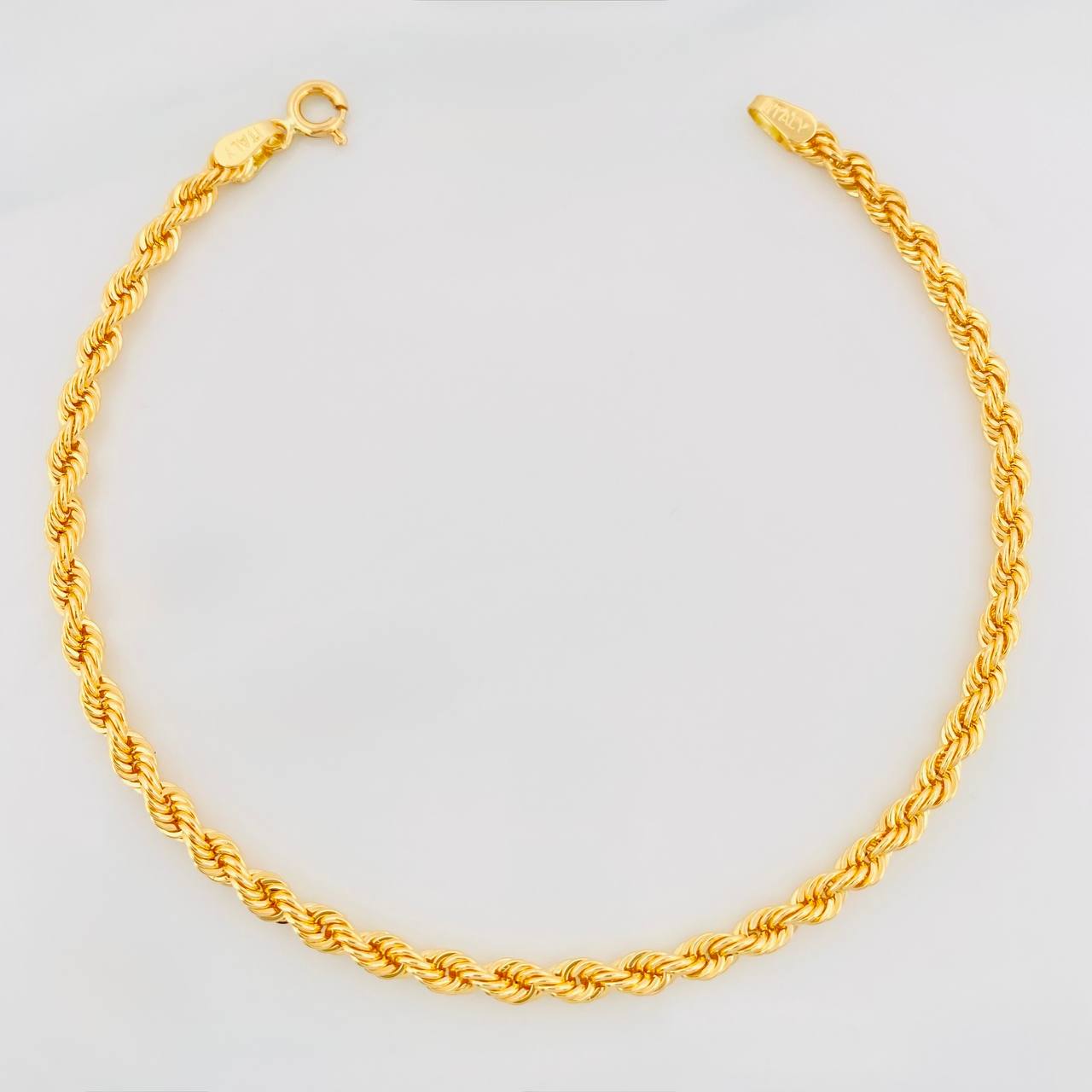 Pulso Lazo 2.75g / 7 3/4 in / 3.26mm Oro Amarillo 18K