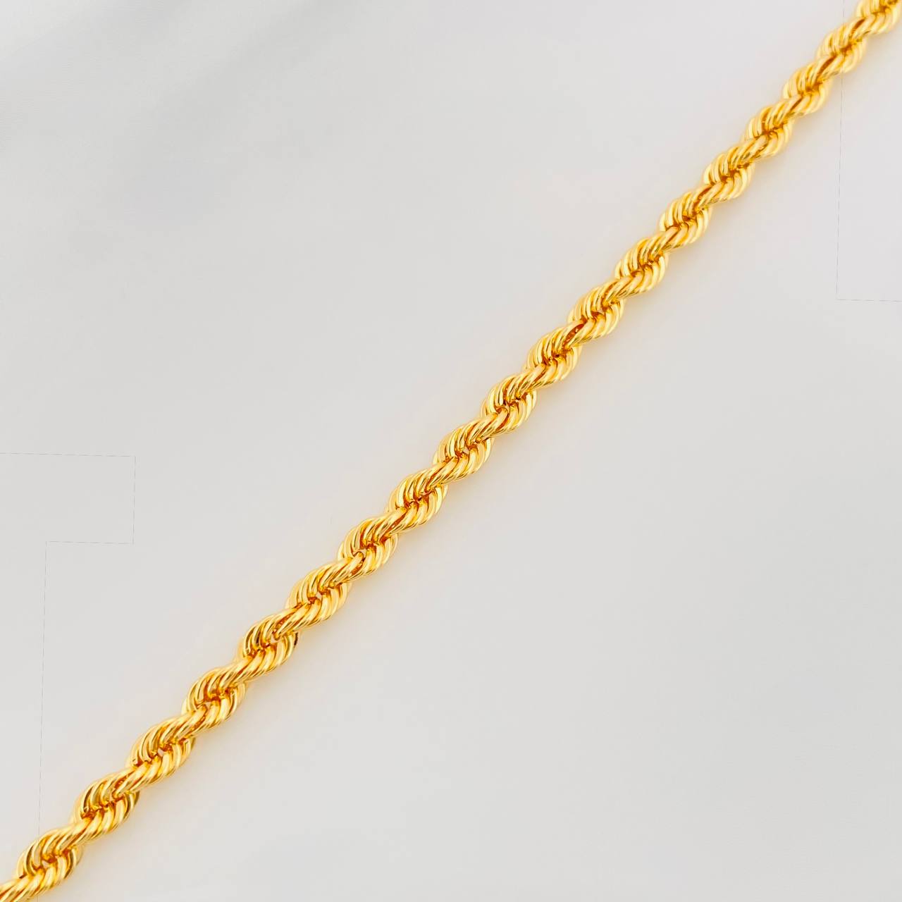 Pulso Lazo 2.8g / 8 in / 3.26mm Oro Amarillo 18K