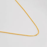 Cadena Veneciana 1.65g / 18 in / 0.64mm Oro Amarillo 18K