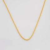 Cadena Veneciana 1.65g / 18 in / 0.64mm Oro Amarillo 18K