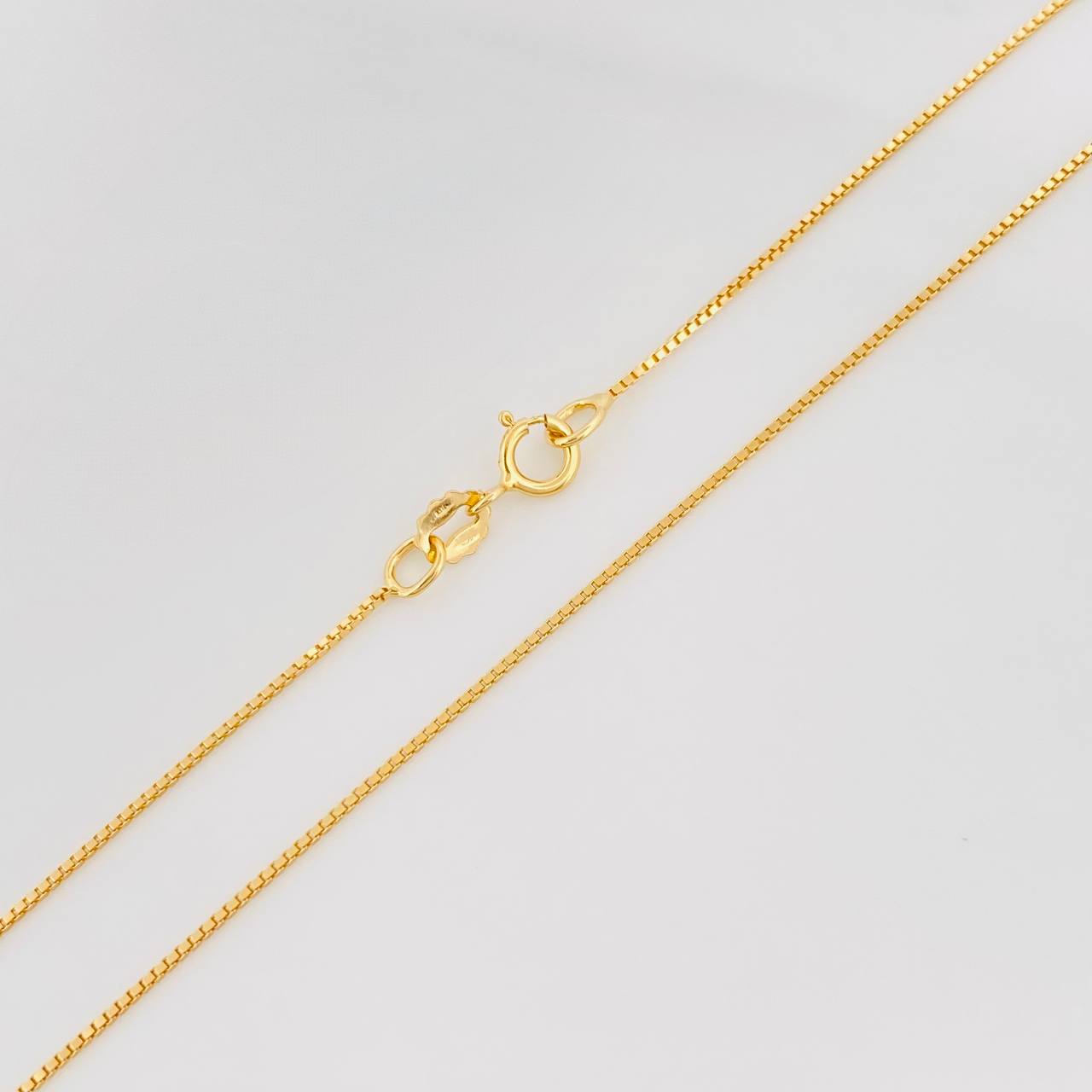 Cadena Veneciana 1.65g / 18 in / 0.64mm Oro Amarillo 18K