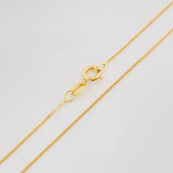 Cadena Veneciana 1.6g / 18 in / 0.7mm Oro Amarillo 18K