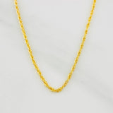 Cadena Lazo 1.05g / 24 in / 1.24mm Oro Amarillo 18K