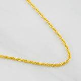 Cadena Lazo 1.05g / 24 in / 1.24mm Oro Amarillo 18K