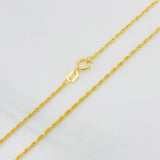 Cadena Lazo 1.05g / 24 in / 1.24mm Oro Amarillo 18K