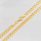 Cadena Cubana 9.95g / 24 in / 4.83mm Oro Amarillo 18K