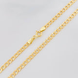 Cadena Cubana 3.95g / 24 in / 3.15mm Oro Amarillo 18K