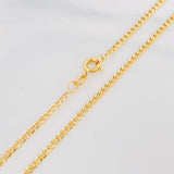 Cadena Cubana 4.05g / 24 in / 2.39mm Oro Amarillo 18K