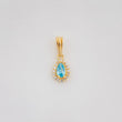Dije Halo Gota 0.7g / 1/2 in Oro Amarillo 18K