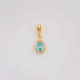 Dije Halo Gota 0.7g / 1/2 in Oro Amarillo 18K