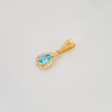 Dije Halo Gota 0.7g / 1/2 in Oro Amarillo 18K