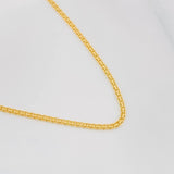 Cadena China 3.35g / 24 in / 1.49mm Oro Amarillo 18K