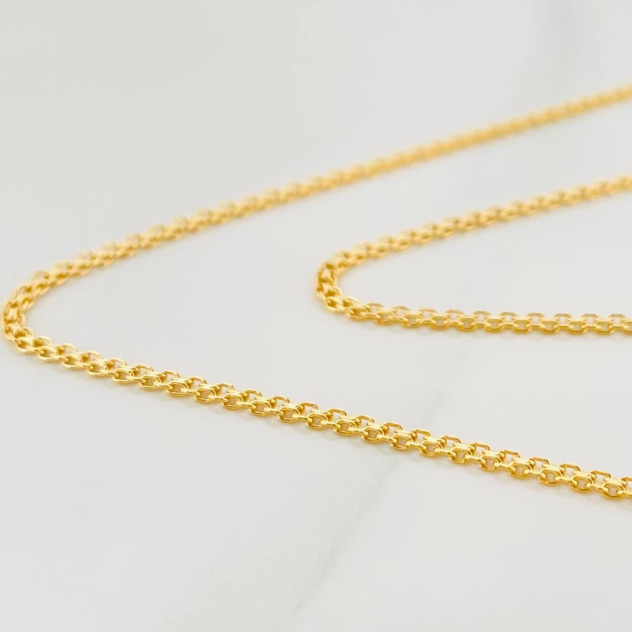 Cadena China 3.35g / 24 in / 1.49mm Oro Amarillo 18K