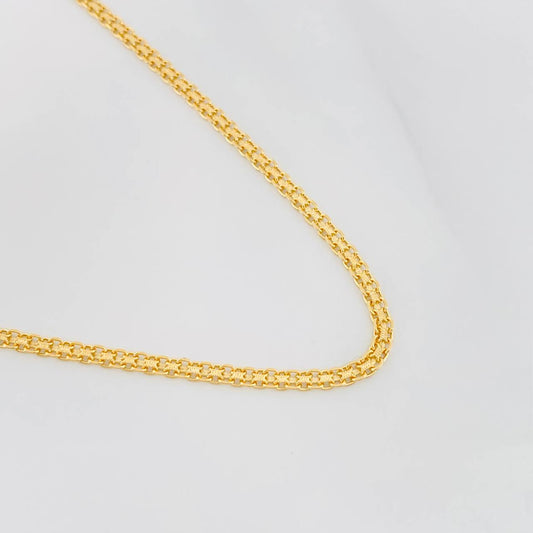 Cadena China 5.5g / 24 in / 2.2mm Oro Amarillo 18K