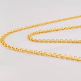 Cadena China 5.5g / 24 in / 2.2mm Oro Amarillo 18K